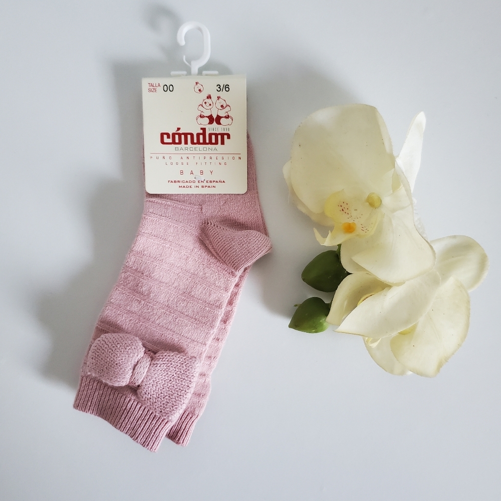 Condor Baby Mauve Knee High Socks Size 00